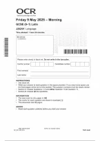 OCR GCSE Latin Paper 1 Language 2025
