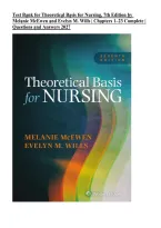 Test Bank for Theoretical Basis for Nursing&comma; 7th Edition by Melanie McEwen & Evelyn M&period; Wills &vert; Chapters 1&ndash;23 Complete &vert; Questions & Answers 2027&NewLine;