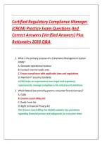 CRCM Exam 2026 &vert; Certified Regulatory Compliance Manager Practice Q&A