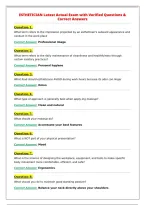 ESTHETICIAN Latest Actual Exam with Verified Questions &&NewLine;Correct Answers