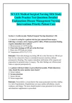 NCLEX Medical Surgical Nursing 2026 Study &NewLine;Guide Practice Test Questions Detailed &NewLine;Explanations Disease Management Nursing &NewLine;Interventions Priority Patient Care 