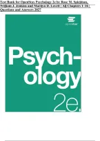 Test Bank for OpenStax Psychology 2e by Rose M&period; Spielman&comma; William J&period; Jenkins & Marilyn D&period; Lovett &vert; All Chapters 1&ndash;16 &vert; Questions & Answers 2027&NewLine;
