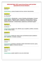 HPEB 300 FINAL TEST Latest Actual Exam with Verified&NewLine;Questions & Correct Answers