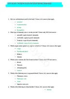 ATI TEAS 7 Science Exam Test Bank 2024&sol;2025 &ndash; 300&plus; Practice Questions with Verified Answers & Detailed Rationales