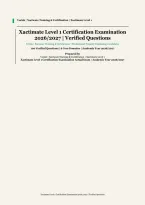 Xactimate Level 1 Certification Exam 2026&sol;2027 &vert; 100 Verified Questions & Answers &vert; Verisk Xactware Training Prep &vert; 6 Core Domains &vert; Instant Download