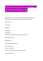 Civic Literacy Study Guide&colon; 80 Practice Questions with Verified Answers for the Florida Civic Literacy Exam &lpar;2026-2027 Edition&rpar;