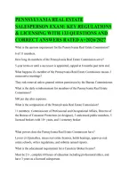 Pennsylvania Real Estate Salesperson Exam Study Guide&colon; 133 Practice Questions with Answers for Licensing & Regulations &lpar;2026-2027 Edition&rpar;