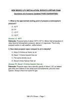 NEW MEXICO LP-5 INSTALLATION&comma; SERVICE & REPAIR EXAMQuestions and Answers&vert; Updated&vert; PASS GUARANTEED