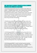 NSG 100 EXAM 2 &vert; NEWEST UPDATED ACTUAL &vert; VERIFIED&NewLine;ANSWERS AND COMPLETE EXAM PREP