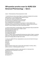 300-question practice exam for NURS 5334 Advanced Pharmacology &mdash; Quiz 2&period;pdf&NewLine;&NewLine;