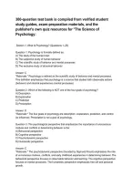 300-question test bank is compiled from verified student study guides&comma; exam-preparation materials&comma; and the publisher-s own quiz resources for &lowbar;The Science of Psychology&lowbar;&period;pdf&NewLine;&NewLine;