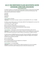 ACCT 304 MIDTERM EXAM QUESTIONS WITH ANSWERS AND EXPLANATIONS &vert; American Public University