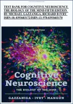 Test Bank&colon; Conv for Cognitive Neuroscience the Biology of the Mind Fifth Edition by Michael Gazzaniga&comma; Richard B&period;&period;&period;