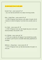 Juvenile Justice Exam 4 Study Guide 2026 &ndash; Review Notes & Practice Questions