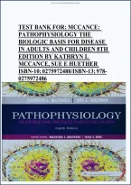 Test Bank&colon; Conv for Mccance Pathophysiology the Biologic Basis for Disease in Adults and Children by Kathryn L M&period;&period;&period;