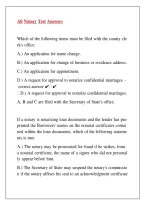 Notary Test Answers 2026 &ndash; Notary Public Exam Questions & Study Guide