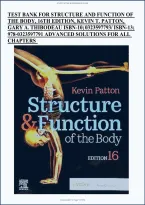 Test Bank&colon; Conv for Structure and Function of the Body&comma; &comma; Kevin T&period; Patton&comma; Gary A&period; Thibodeau &lpar;16th Edition&rpar; - Gr&period;&period;&period;