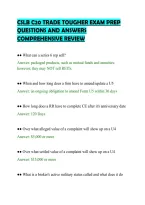 CSLB C20 TRADE TOUGHER EXAM PREP&NewLine;QUESTIONS AND ANSWERS&NewLine;COMPREHENSIVE REVIEW