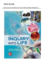 Test Bank - for Inquiry into Life 17th Edition by Sylvia S&period; Mader&comma; Michael Windelspecht&comma; All Chapters &vert; Complete Guide A&plus;