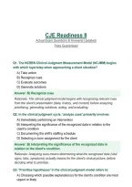CJE Readiness II&NewLine;Actual Exam Questions & Answers&vert; Updated&vert; Pass Guaranteed&NewLine;