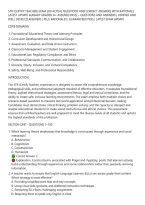 STR &lpar;CERTIFY TEACHER&rpar; EXAM 200 ACTUAL QUESTIONS AND CORRECT ANSWERS WITH RATIONALE&NewLine;LATEST UPDATE ALREADY GRADED A&plus; ASSURED PASS&rsqb; &ndash; QUESTIONS AND ANSWERS &vert; VERIFIED AND&NewLine;WELL DETAILED ANSWERS &vert; PLUS RATIONALES &vert; GUARANTEED PASS &vert; LATEST EXAM UPDATE&NewLine;