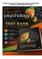 Health Psychology&colon; Well-Being in a Diverse World 5th Edition Test Bank &vert; PSY 425 Health Psychology &vert; Regan A&period; R&period; Gurung &vert; 450 Questions&comma; Answers & Rationales &vert; Chapters 1&ndash;15 &vert; 2026&ndash;2027