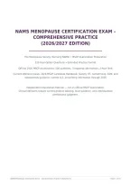 NAMS Menopause Certification Exam &ndash; Comprehensive Practice 2026&sol;2027 Edition