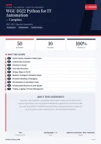 WGU D522 Python IT Automation Objective Assessment 2026&sol;2027 &ndash; Questions and Answers &vert; 100&percnt; Verified &vert; Detailed Rationales &ndash; Pass Guaranteed &ndash; A&plus; Graded 
