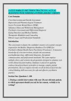 LATEST BARKLEY DRT PMHNP PRACTICUM 1 ACTUAL &NewLine;QUESTIONS WITH VERIFIED ANSWERS 2026&sol;2027 VERSION