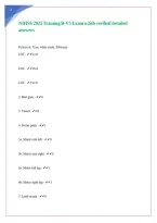 NIHSS 2025 Training B-V5 Exam 2 with verified detailed answers