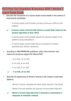 FCCS Post Test Questions & Answers 2026 &vert; Critical Care Exam Review &vert; Exam Prep