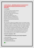 LATEST NUR 211 &ndash; MIDTERM 2026&sol;2027 EXAM QUESTIONS &NewLine;AND VERIFIED ANSWERS WITH RATIONALES JUST &NewLine;RELEASED 