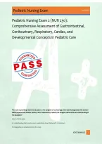 Pediatric Nursing Exam 2 &lpar;NUR 230&rpar;&colon; &NewLine;Comprehensive Assessment of Gastrointestinal&comma; &NewLine;Genitourinary&comma; Respiratory&comma; Cardiac&comma; and &NewLine;Developmental Concepts in Pediatric Care 