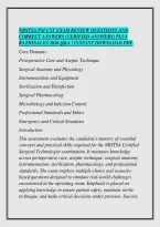 NBSTSA PSI CST EXAM REVIEW QUESTIONS AND &NewLine;CORRECT ANSWERS &lpar;VERIFIED ANSWERS&rpar; PLUS &NewLine;RATIONALES 2026 Q&A &vert; INSTANT DOWNLOAD PDF&period;