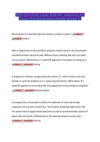WGU D278 Exam Latest 2026&sol;2027 Questions and &NewLine;Correct Detailed Answers Already Graded A&plus; 