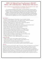 MDTC 101 MEDICAL DIAGNOSTIC TESTING EXAM QUESTIONS AND CORRECT ANSWERS WITH RATIONALES 2026 2027&vert; INSTANT DOWNLOAD