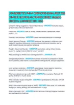 LMR GEORGETTE&rsquo;S PMHNP CERTIFICATION EXAM LATEST 2026 COMPLETE QUESTIONS AND VERIFIED CORRECT ANSWERS GRADED A&plus; GUARANTEED 100&percnt; PASS