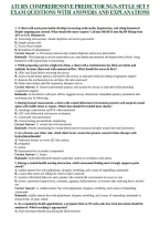 ATI RN Comprehensive Predictor NGN-Style Sets 1-5 &plus; Comprehensive Predictor Sets 1-5 &vert; Complete Exam Prep & Practice Questions with Answers and Explanations Bundle
