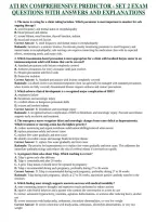 ATI RN COMPREHENSIVE PREDICTOR - SET 2 EXAM QUESTIONS WITH ANSWERS AND EXPLANATIONS