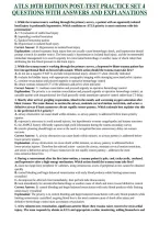 ATLS 10th Edition Comprehensive Practice Exam &plus; Post-Test Practice Sets 1-4 &vert; Complete Exam Prep & Practice Questions with Answers and Explanations Bundle