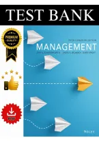 Test Bank &mdash; Management&comma; 5th Canadian Edition &lpar;Schermerhorn&comma; Bachrach&comma; Wright&comma; 2020&rpar; &vert; All Chapters 1-18 Covered&NewLine;