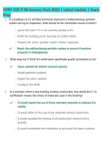 6 Different FDNY COF P-98 Exams with Questions & Answers