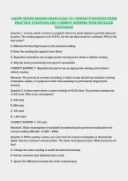 LADWP METER READER EXAM CLASS 1611&colon; THE MOST RECENT EVALUATED EXAM PRACTICE QUESTIONS AND CORRECT ANSWERS WITH DETAILED RATIONALE