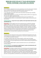 HESI RN EXIT EXAM V7 NGN QUESTIONS WITH ANSWERS AND EXPLANATIONS