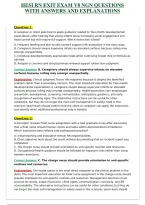 HESI RN EXIT EXAM V8 NGN QUESTIONS WITH ANSWERS AND EXPLANATIONS