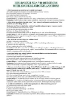 HESI RN EXIT NGN V10 QUESTIONS WITH ANSWERS AND EXPLANATIONS