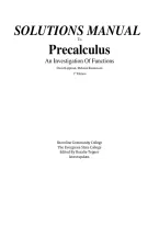 SOLUTIONS MANUAL&NewLine;To&NewLine;Precalculus&NewLine;An Investigation Of Functions&NewLine;David Lippman&comma; Melonie Rasmussen 1st Edition&NewLine;&NewLine;&NewLine;&NewLine;&NewLine;&NewLine;&NewLine;&NewLine;&NewLine;&NewLine;&NewLine;&NewLine;&NewLine;&NewLine;&NewLine;&NewLine;&NewLine;Shoreline Community College The Evergreen State College Edited By Rosalie Tepper latest update&period; &NewLine;