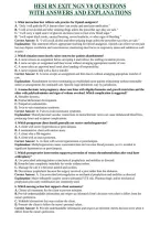 HESI RN EXIT NGN V8 QUESTIONS WITH ANSWERS AND EXPLANATIONS