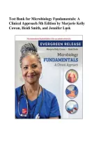  Microbiology Fundamentals 5th Ed &vert; Cowan&comma; Smith & Lusk Test Bank