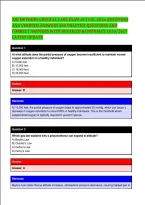 AIR METHODS CRITICAL CARE EXAM ACTUAL 2026 QUESTIONS &NewLine;AND VERIFIED ANSWERS 400 PRACTICE QUESTIONS AND &NewLine;CORRECT ANSWERS WITH DETAILED RATIONALES 2026&sol;2027 &NewLine;LATEST UPDATE